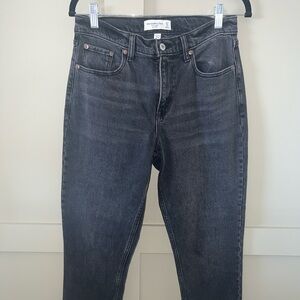 Abercrombie Curve Love Mid Rise Straight size 27